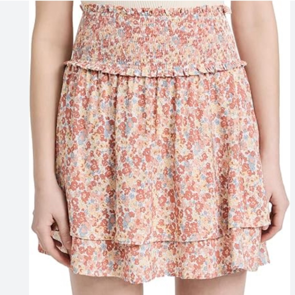 RAILS Addison Ambrosia tiered skirt XS